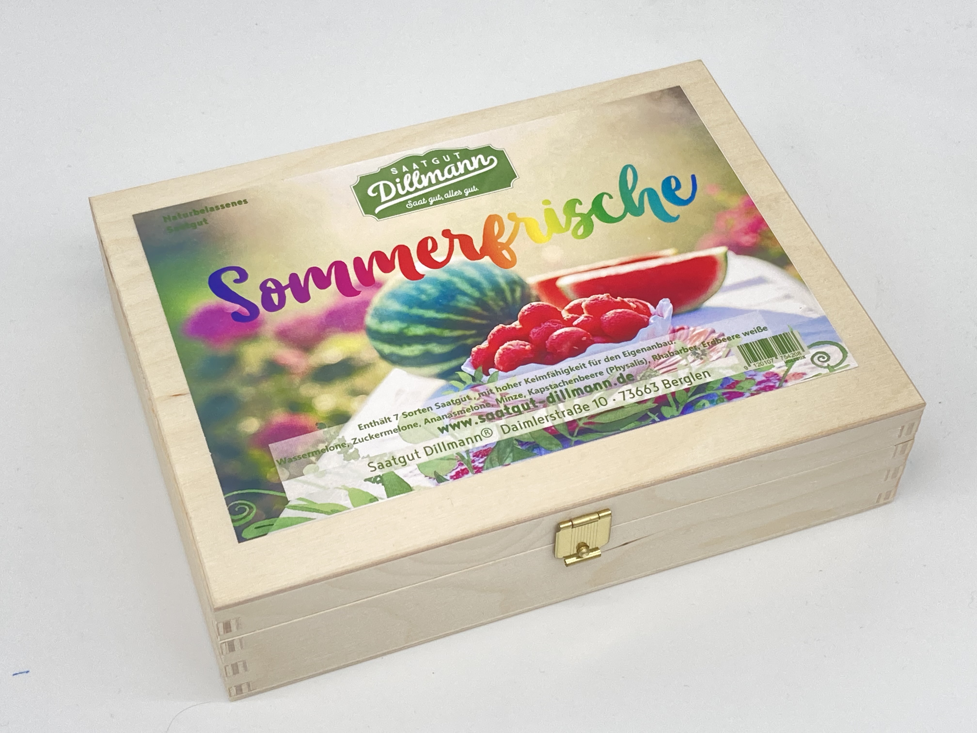 Sommerfrische Saatgut-Box S (Holzbox)