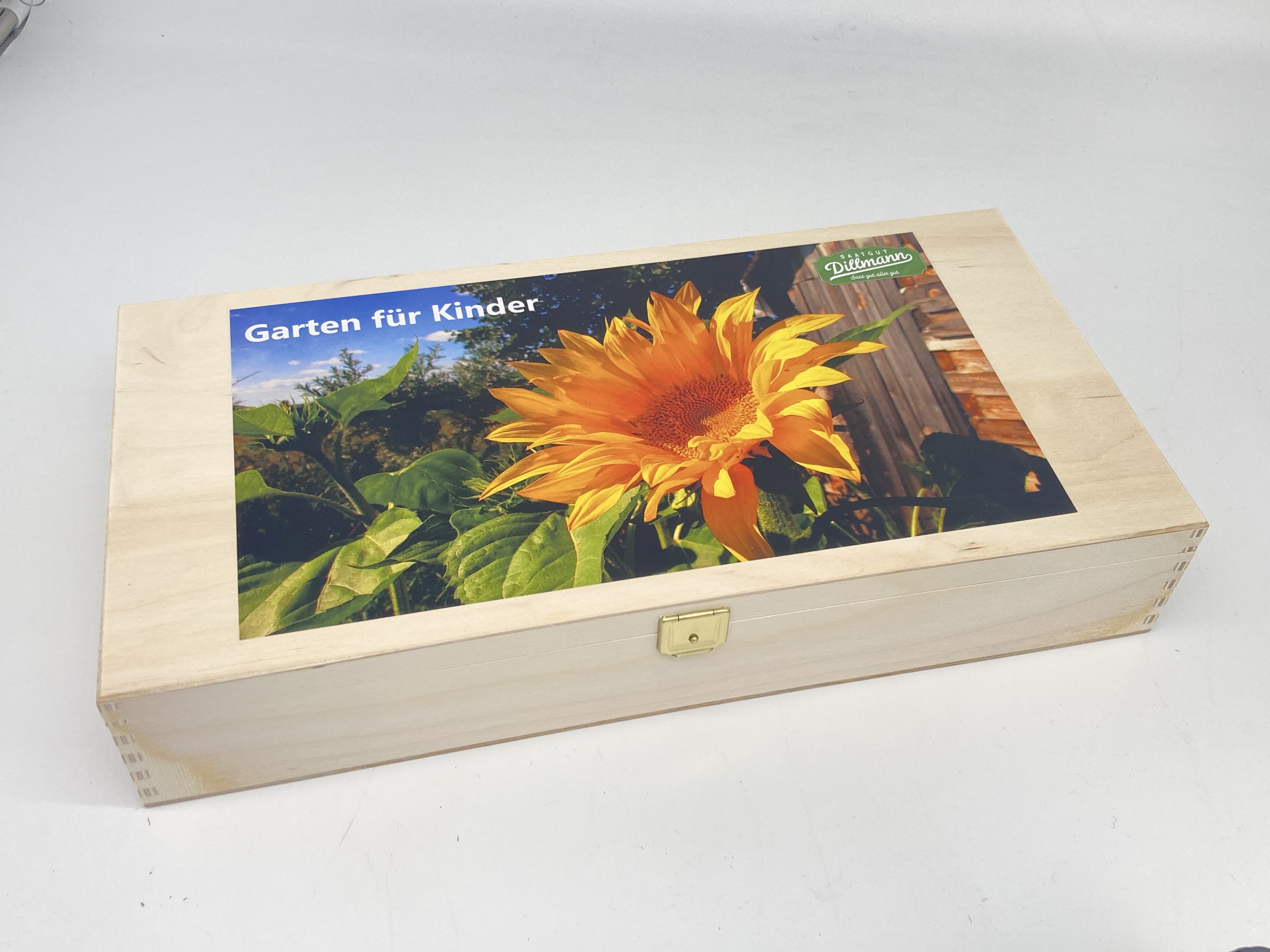 Garten für Kinder Sonnenblume  (Holzbox)