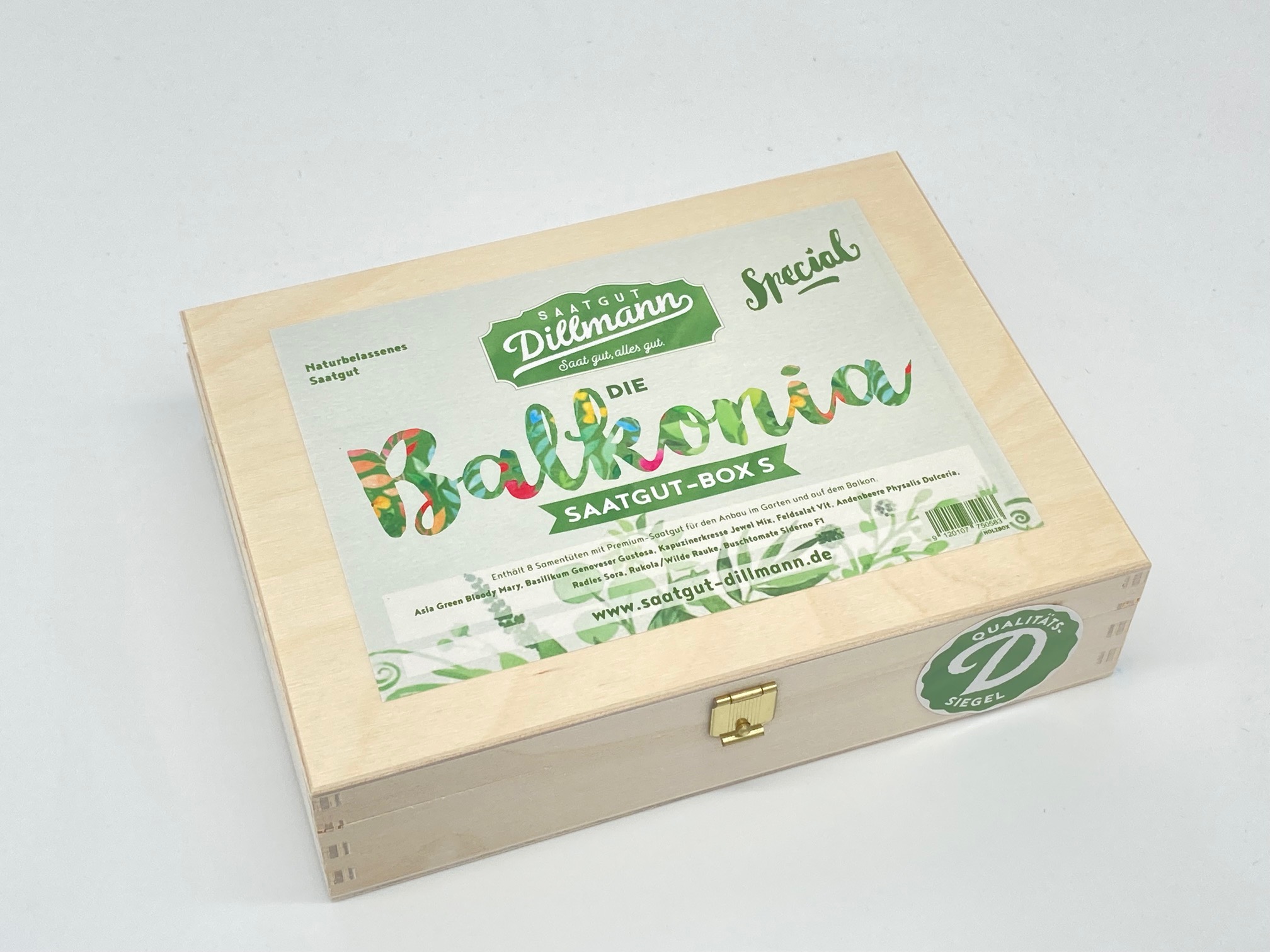 Balkonia Saatgut-Box S (Holzbox)