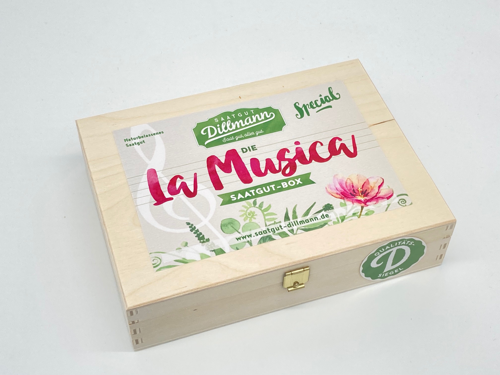 La Musica Saatgut-Box S (Holzbox)