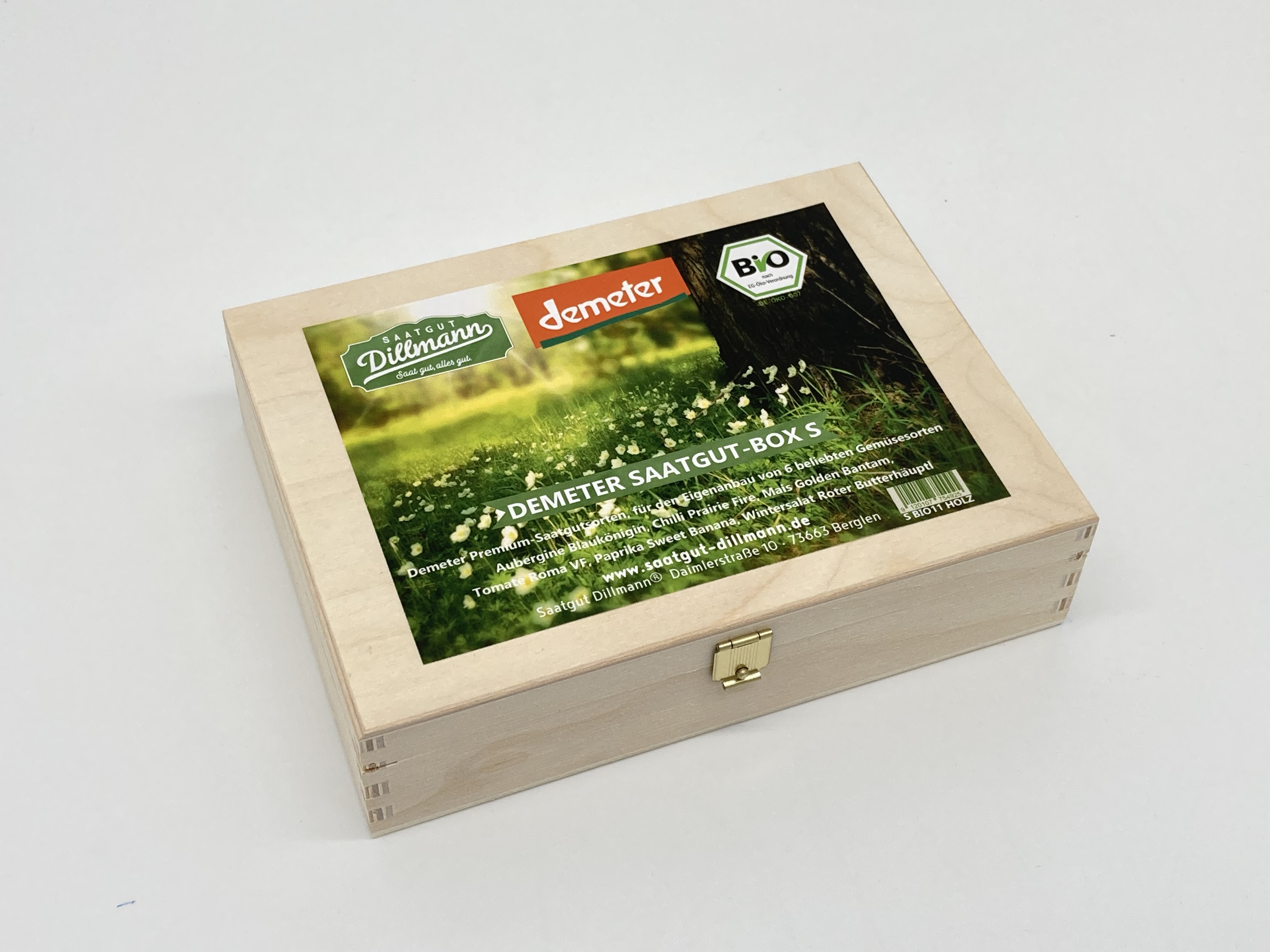 Demeter Saatgut-Box S (Holzbox)
