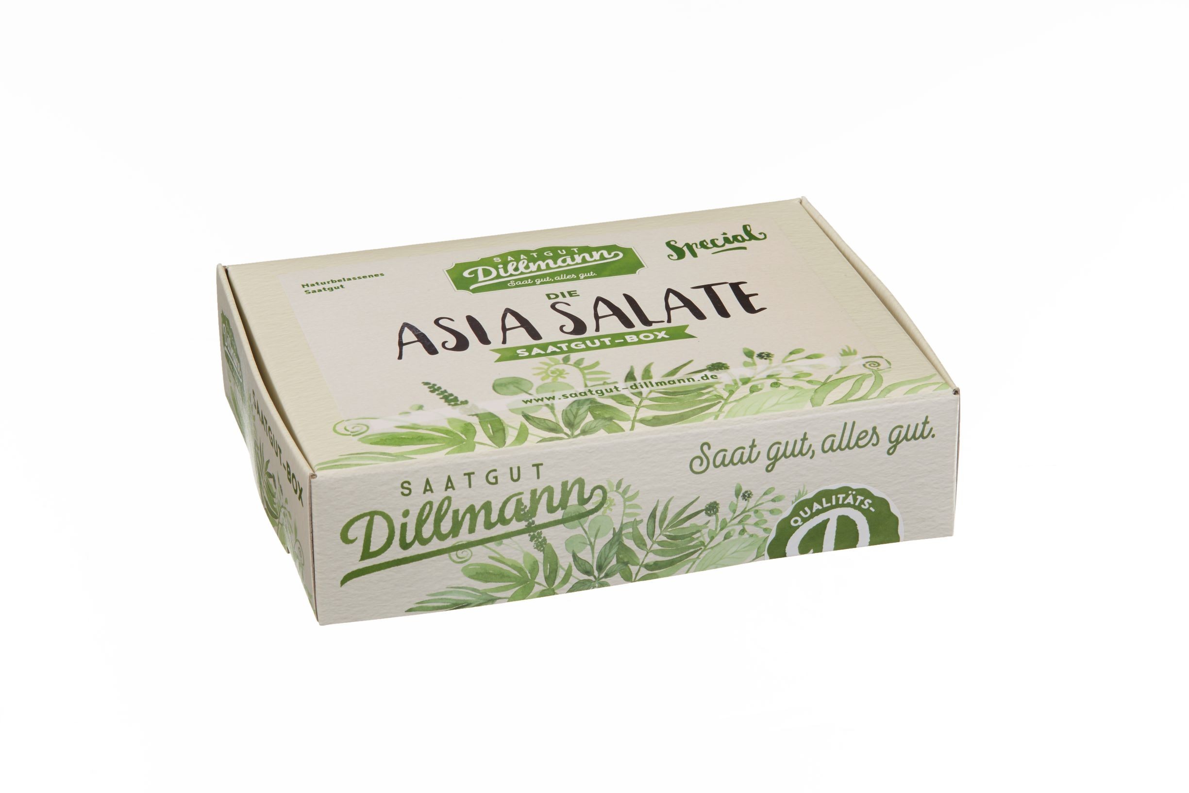 Asia Salate Saatgut-Box S (Karton)