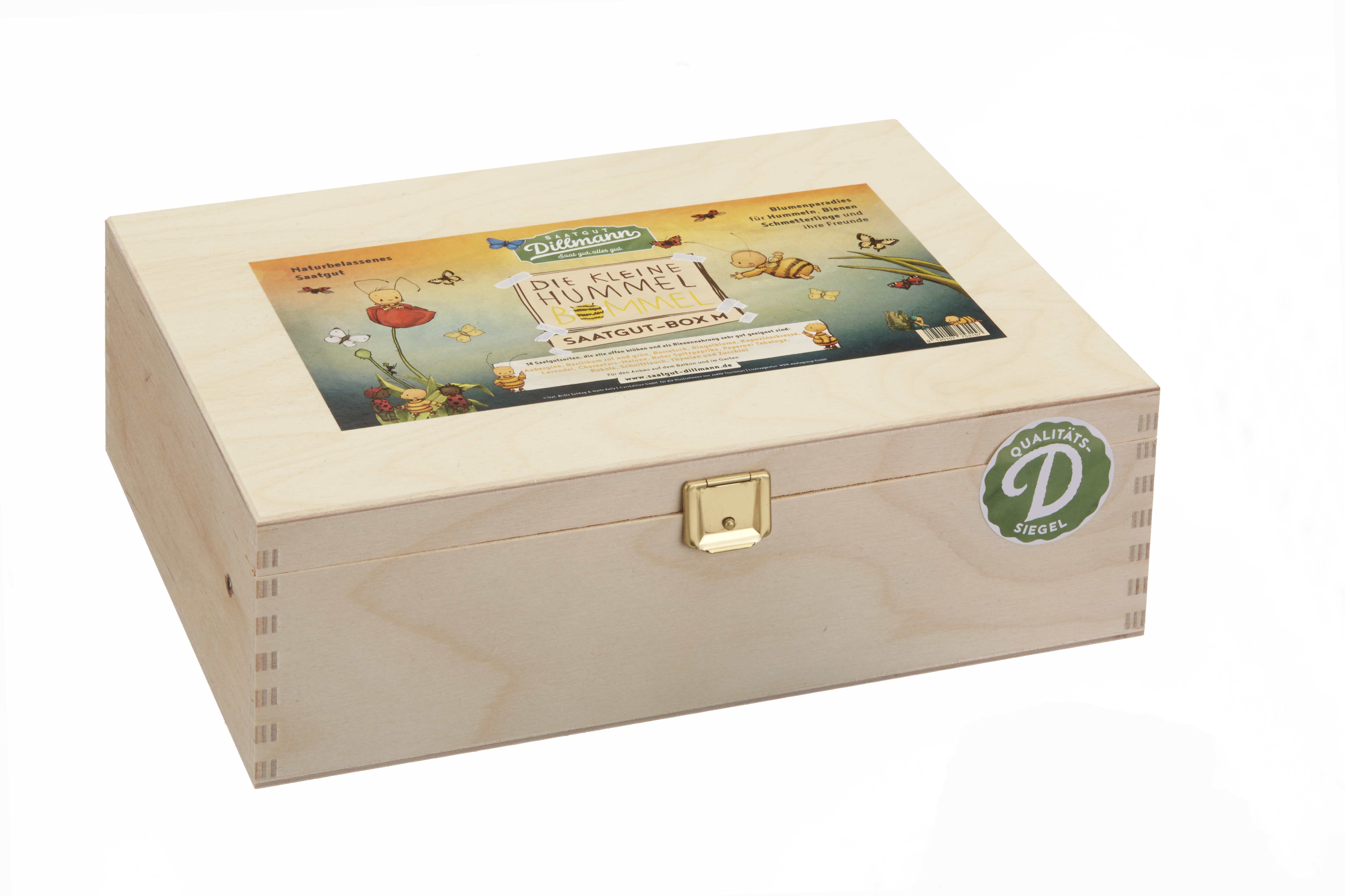 Hummel Bommel Saatgut-Box M (Holzbox)
